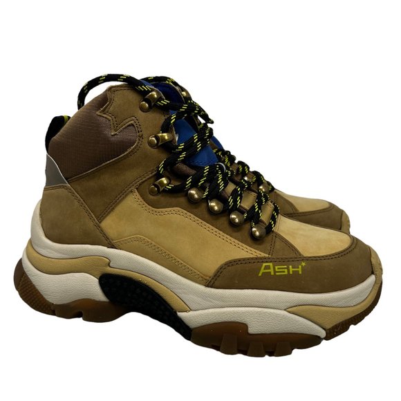 Ash Shoes Ash Alfa Hiking Boot Chunky Athletic Mid Top Antilope